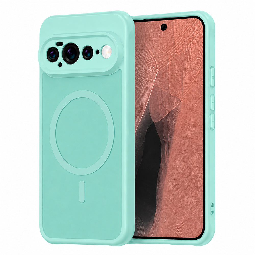MagSafe-hoes voor Google Pixel 11 Pro XL, Techsuit, HaloFrost II, Lichtgroen