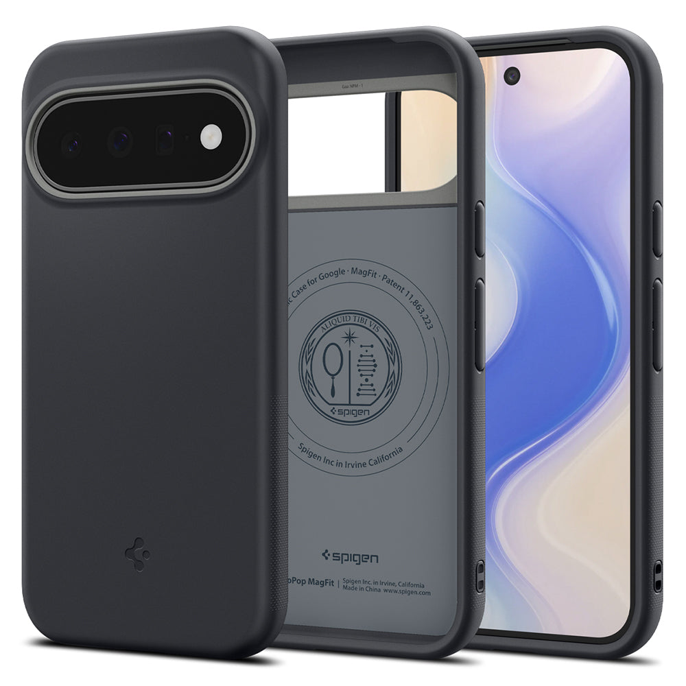 Coque MagSafe pour Google Pixel 11, Spigen, Caseology Nano Pop, Noire ACS11445