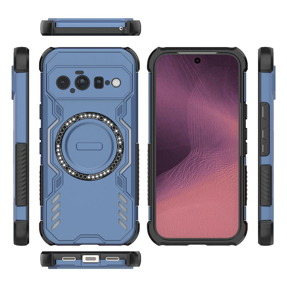 MagSafe-Hülle für Google Pixel 11, Techsuit, ArmorMag, Blau