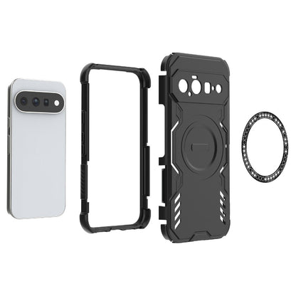 MagSafe-Hülle für Google Pixel 11, Techsuit, ArmorMag, Schwarz