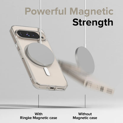 Coque MagSafe pour Google Pixel 9 / 9 Pro, Ringke, Fusion, Transparente