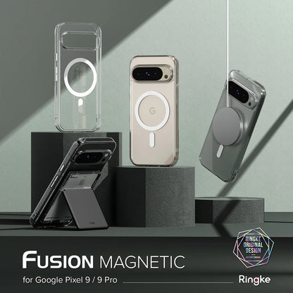 Coque MagSafe pour Google Pixel 9 / 9 Pro, Ringke, Fusion, Transparente