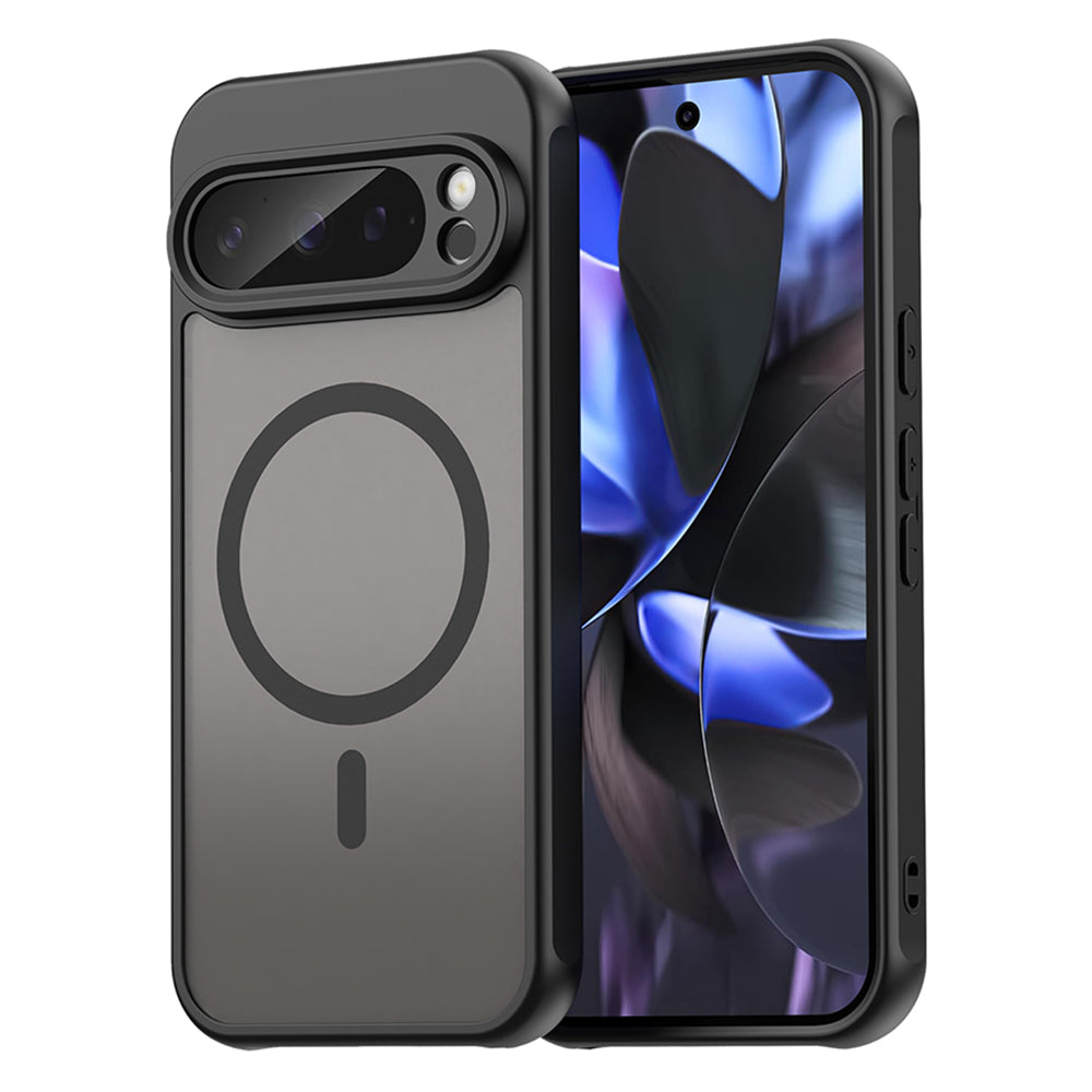 Coque MagSafe pour Google Pixel 9 Pro, Techsuit, HaloFrost II, Noire