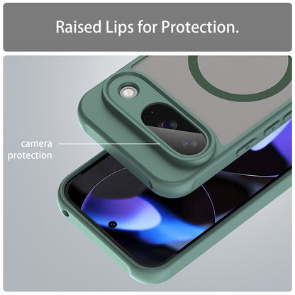 MagSafe-Hülle für Google Pixel 9, Techsuit, HaloFrost II, Grün