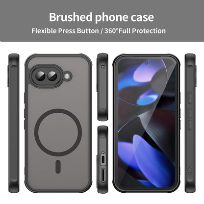 Coque MagSafe pour Google Pixel 9a, Techsuit, HaloFrost II, Noire