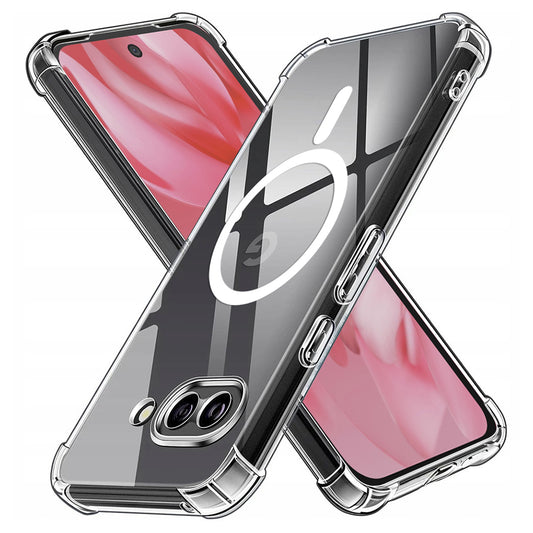 Coque MagSafe pour Google Pixel 9a, Techsuit, Antichoc, Transparente