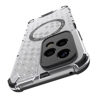 Coque MagSafe pour Honor 200 Lite, Techsuit, HoneyComb Shield, Noire