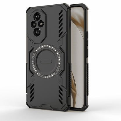 Coque MagSafe pour Honor 200, Techsuit, ArmorMag, Noire