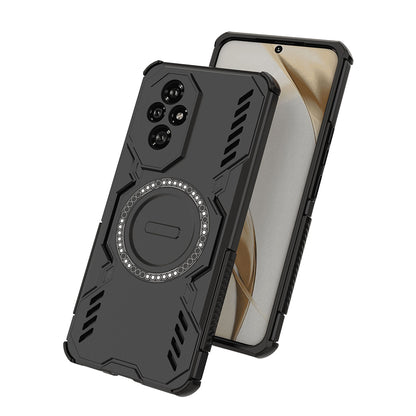 Coque MagSafe pour Honor 200, Techsuit, ArmorMag, Noire