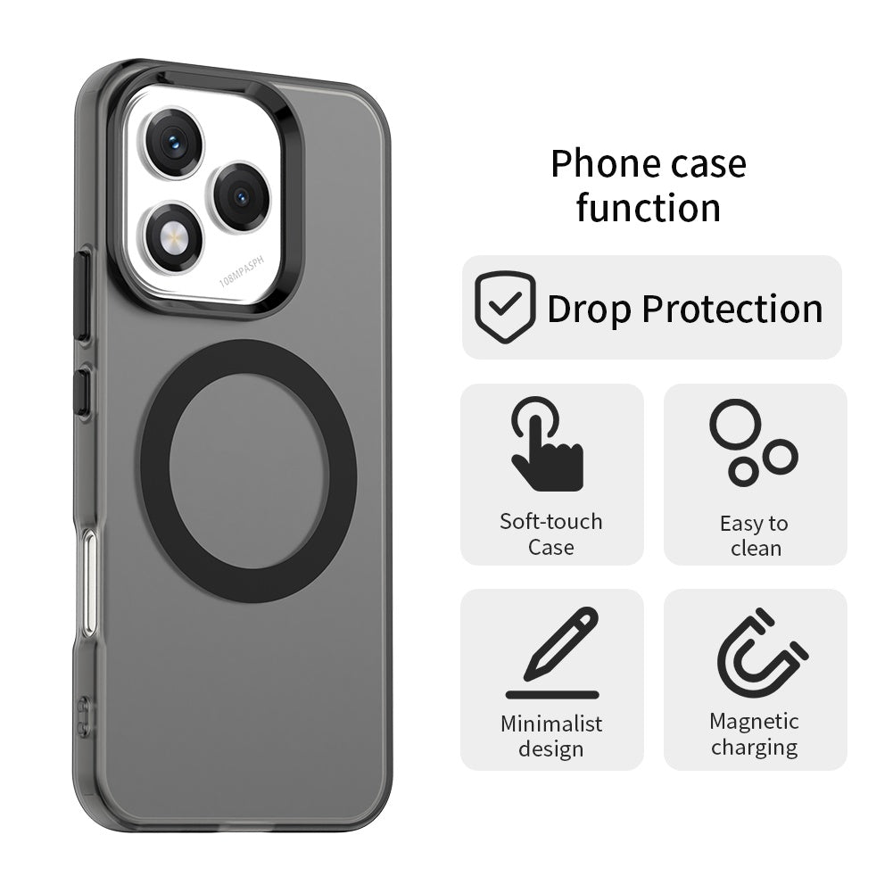 MagSafe-hoesje voor Honor 400 Lite, Techsuit, CandyCase, Zwart