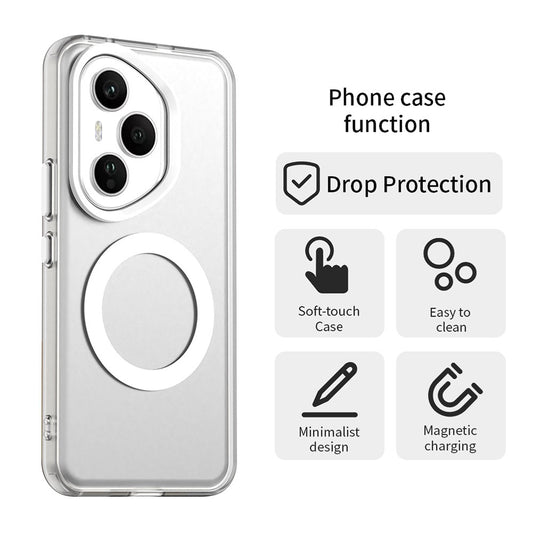 MagSafe-hoes voor Honor 400 Pro, Techsuit, CandyCase, Wit