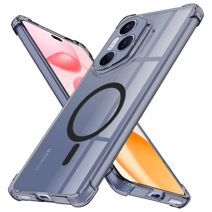 Coque MagSafe pour Honor 400 Pro, Techsuit, Transparente Antichoc, Fumée