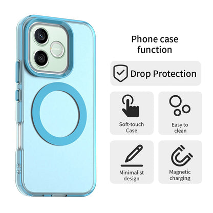 Coque MagSafe pour Honor 600 Lite, Techsuit, CandyCase, Bleue