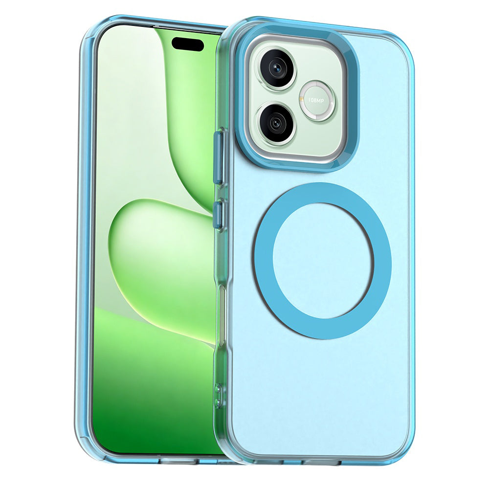 Coque MagSafe pour Honor 600 Lite, Techsuit, CandyCase, Bleue