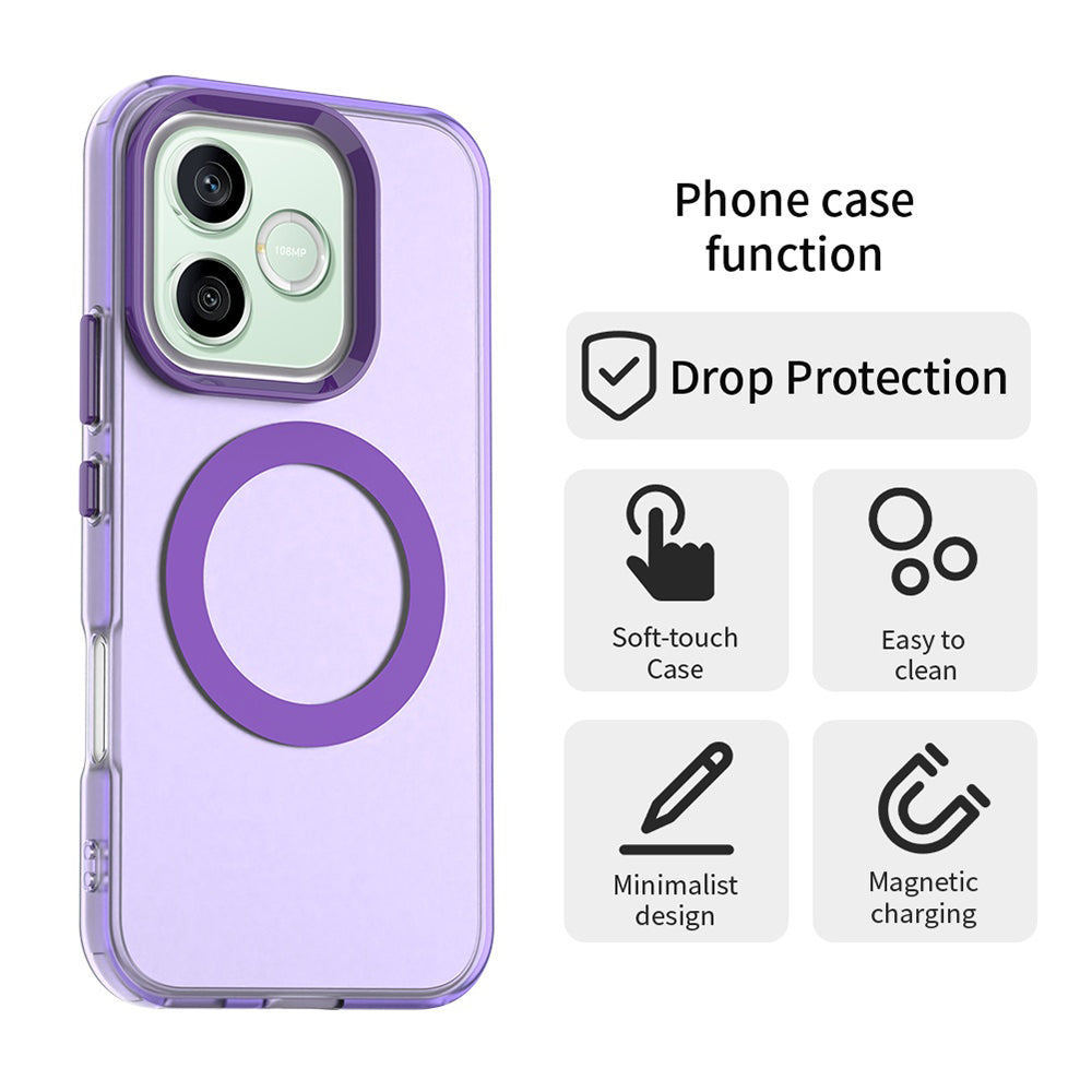 MagSafe Case for Honor 600 Lite, Techsuit, CandyCase, Purple