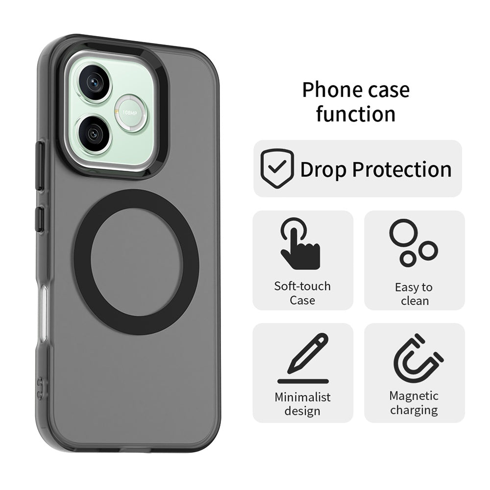 Coque MagSafe pour Honor 600 Lite, Techsuit, CandyCase, Noire
