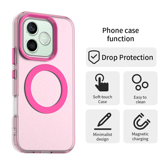 MagSafe-Hülle für Honor 600 Lite, Techsuit, CandyCase, Rosa