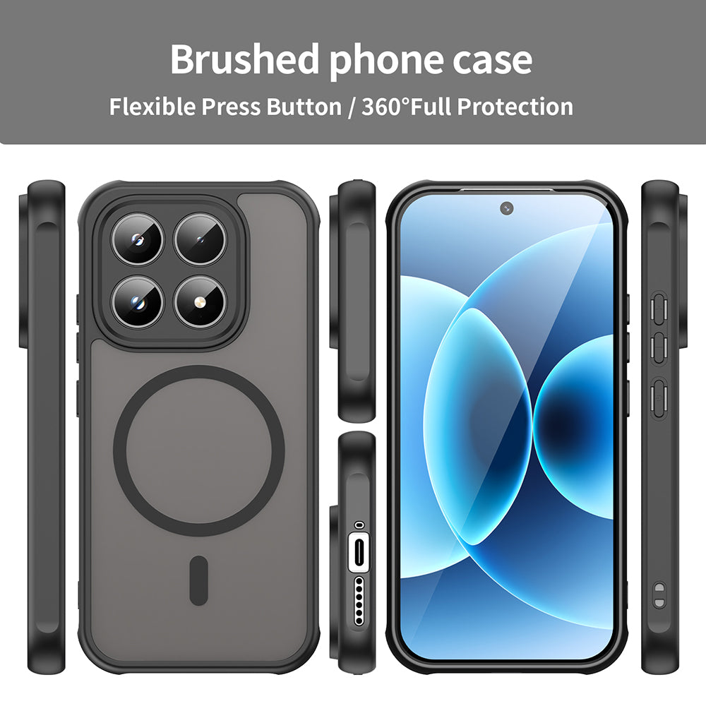 MagSafe hoes voor Honor 600 Lite, Techsuit, HaloFrost II, Zwart