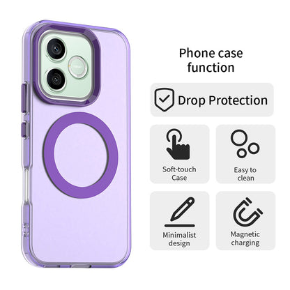 Coque MagSafe pour Honor 600 Pro / 600, Techsuit, CandyCase, Violet