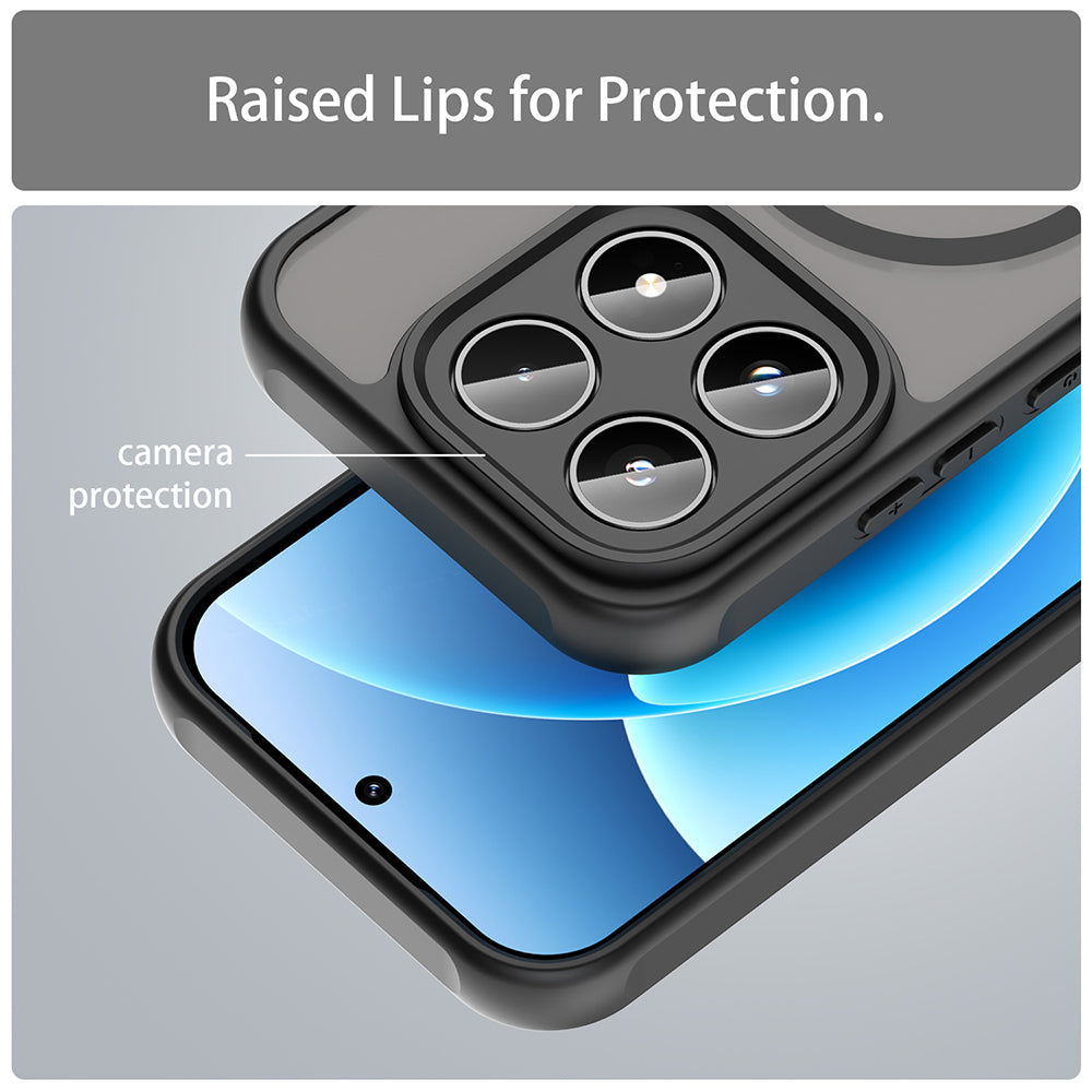 MagSafe-Hülle für Honor 600, Techsuit, HaloFrost II, Schwarz