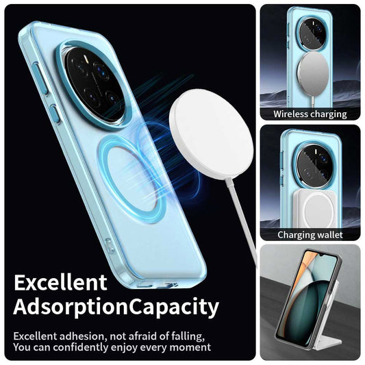 Coque MagSafe pour Honor Magic7 Pro, Techsuit, CandyCase, Bleue