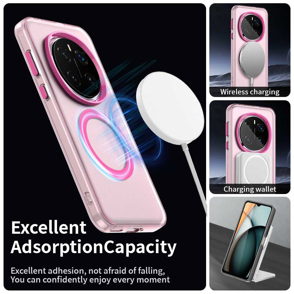MagSafe-Hülle für Honor Magic7 Pro, Techsuit, CandyCase, Rosa