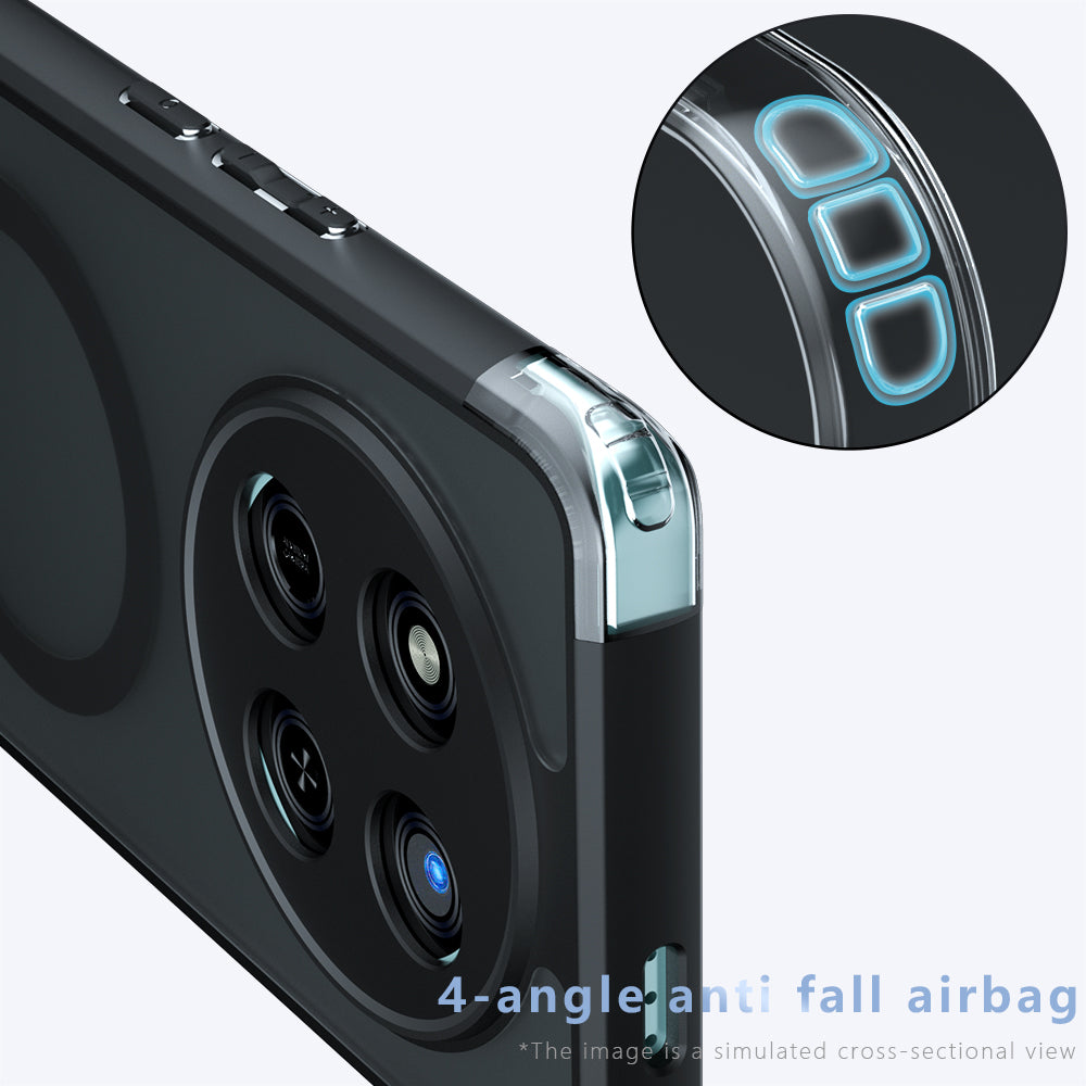MagSafe Case for Honor Magic7 Pro, Techsuit, PureFrost, Black