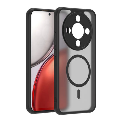 MagSafe hoes voor Honor Magic8 Lite, Techsuit, HaloFrost II, Zwart