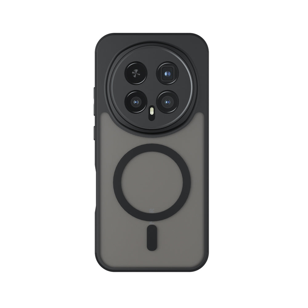 Coque MagSafe pour Honor Magic8 Pro, Techsuit, PureFrost, Noir Satiné