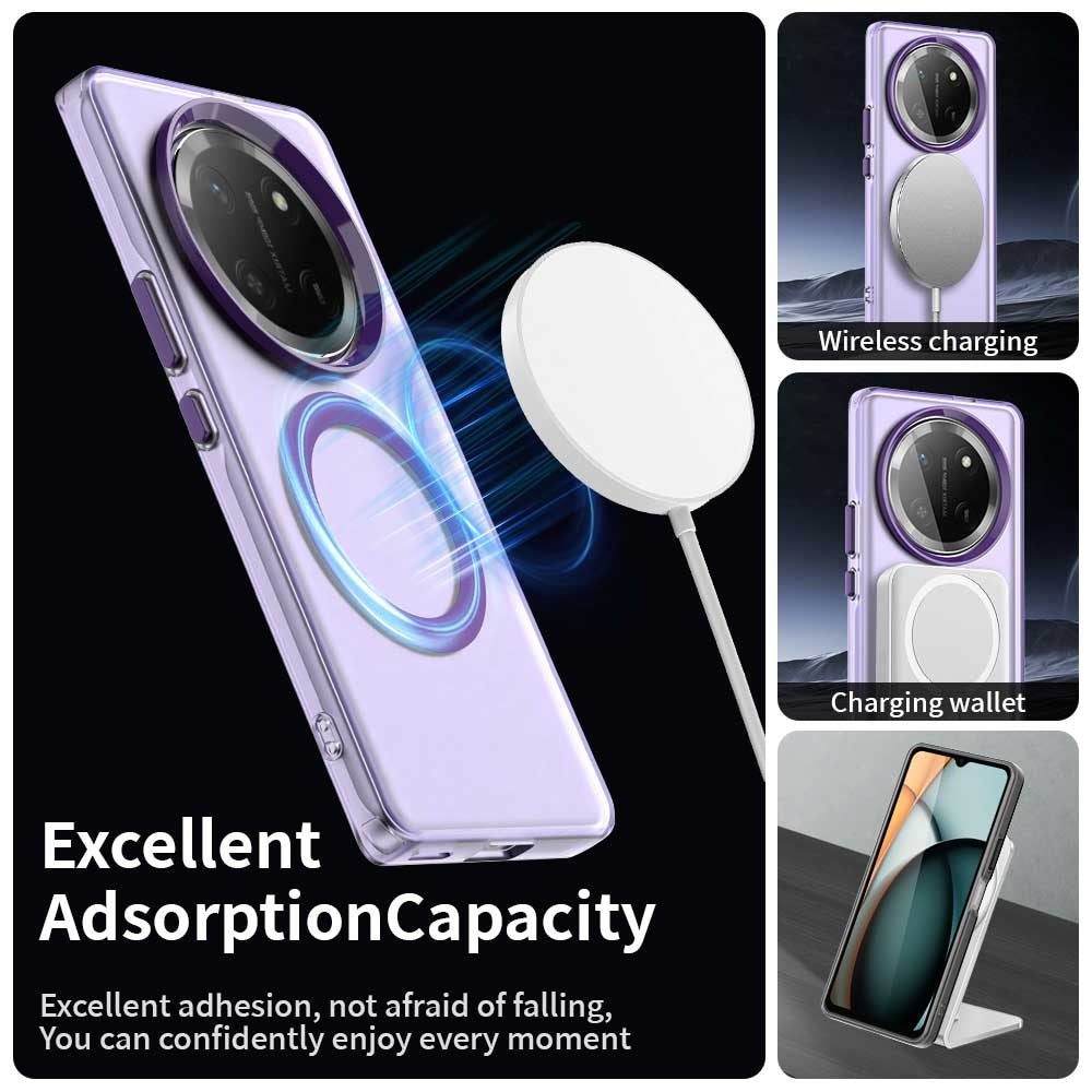 MagSafe-Hülle für Honor X9c / Magic7 Lite, Techsuit, CandyCase, Lila