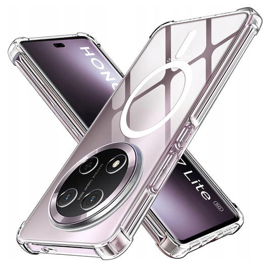 MagSafe-Hülle für Honor X9c / Magic7 Lite, Techsuit, stoßfest, transparent