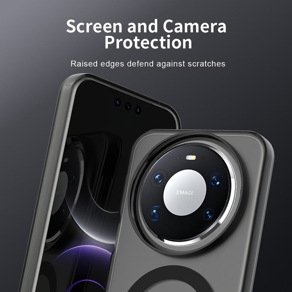 MagSafe Hülle für Huawei Mate 80 Pro, Techsuit, CandyCase, Schwarz