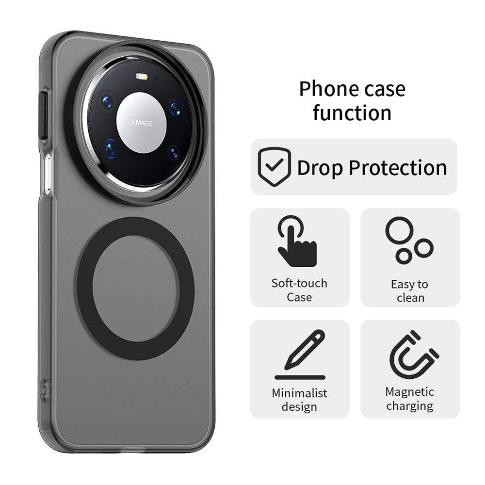 MagSafe Hülle für Huawei Mate 80 Pro, Techsuit, CandyCase, Schwarz