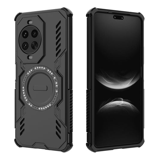 Coque MagSafe pour Huawei nova 14 Pro, Techsuit, ArmorMag, Noire.