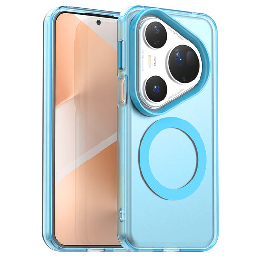 MagSafe-hoes voor Huawei Pura 80 Ultra, Techsuit, CandyCase, Blauw