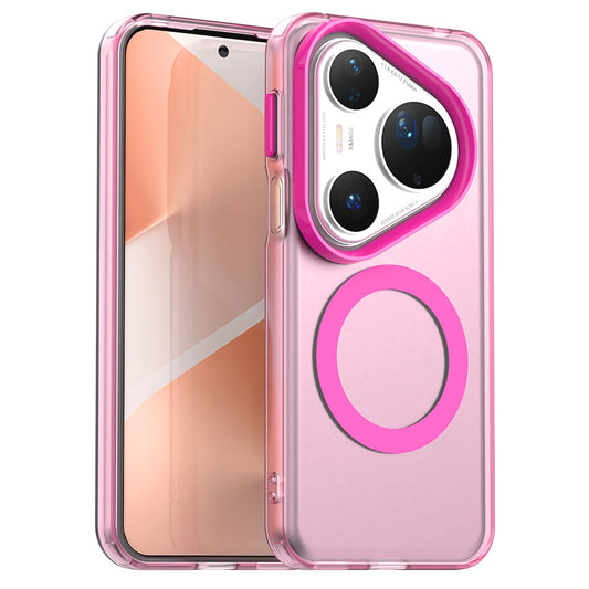 MagSafe-hoes voor Huawei Pura 80 Ultra, Techsuit, CandyCase, Roze