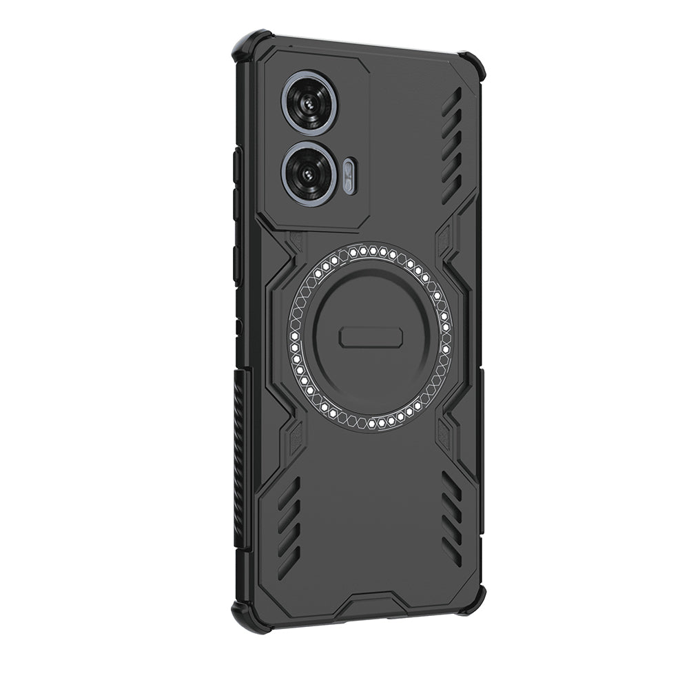 MagSafe Case for Motorola Edge 50 Fusion, Techsuit, ArmorMag, Black