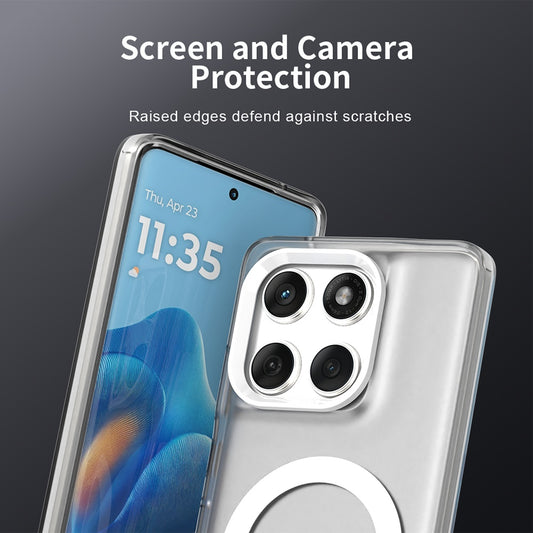 Coque MagSafe pour Motorola Edge 60 Fusion / Edge 60, Techsuit, CandyCase, Blanche