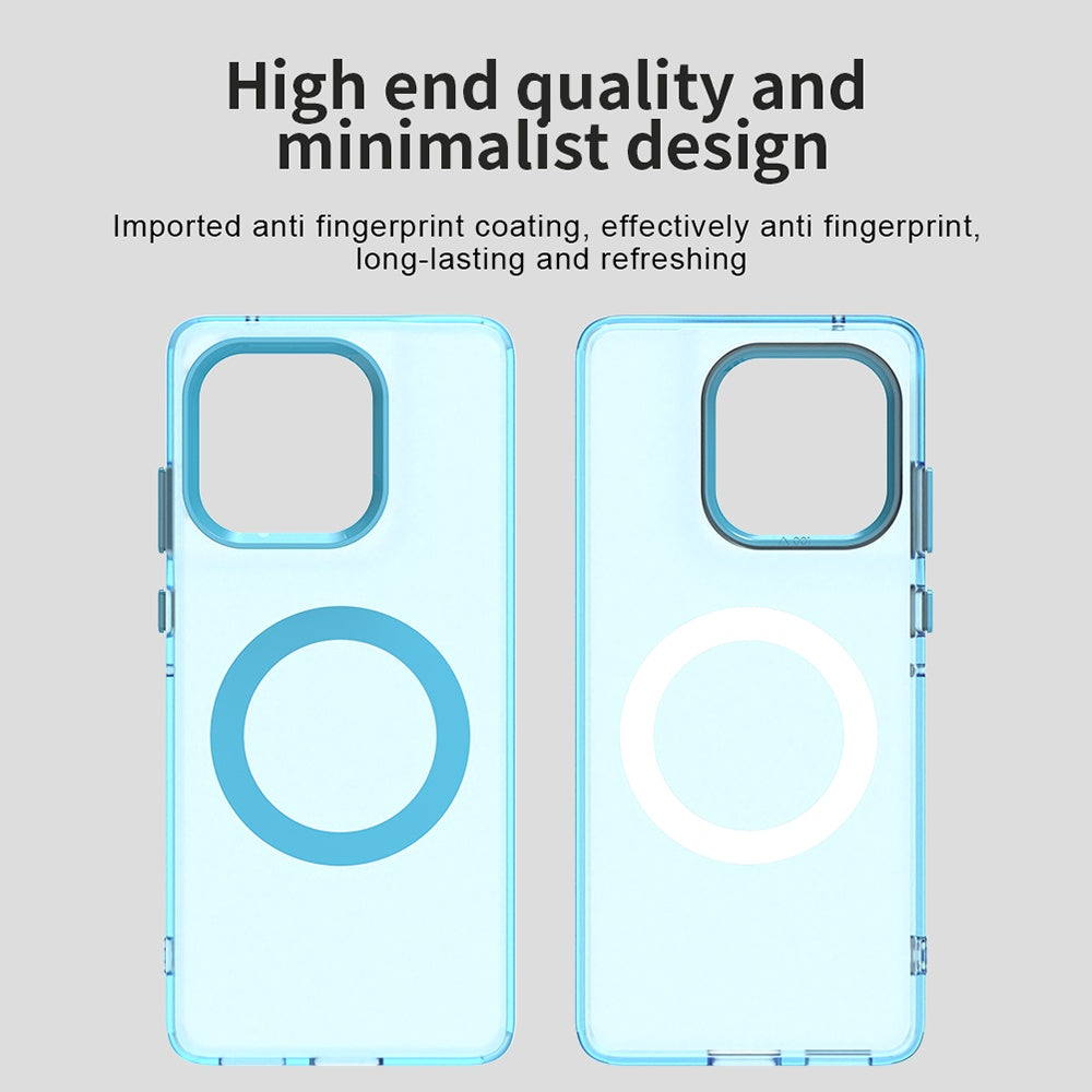 Coque MagSafe pour Motorola Edge 60 Fusion / Edge 60, Techsuit, CandyCase, Bleue