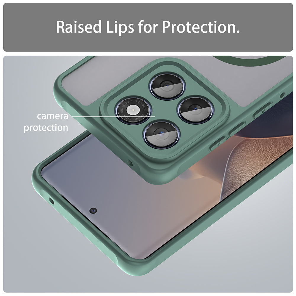 MagSafe-Hülle für Motorola Edge 60 Fusion / Edge 60, Techsuit, HaloFrost II, Grün