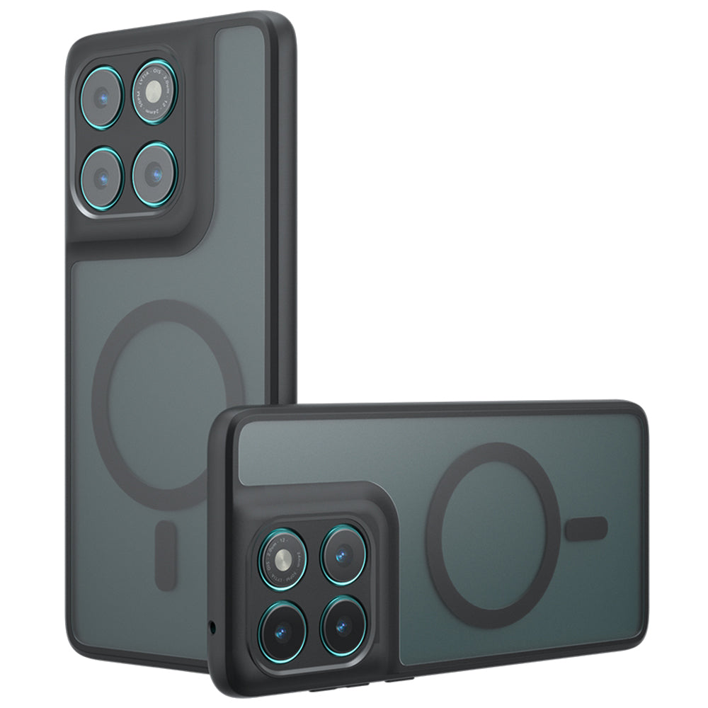 MagSafe-Hülle für Motorola Edge 60 Fusion / Edge 60, Techsuit, PureFrost, Schwarz