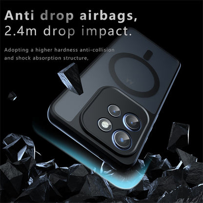 MagSafe hoes voor Motorola Edge 60 Neo / Edge 50 Neo / ThinkPhone 25, Techsuit, PureFrost, Satijnzwart