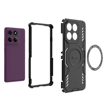 MagSafe Case for Motorola Edge 60 Pro, Techsuit, ArmorMag, Black