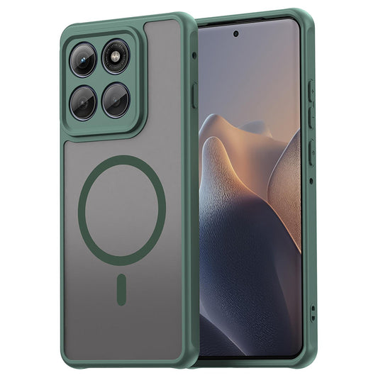 MagSafe hoesje voor Motorola Edge 60 Pro, Techsuit, HaloFrost II, Groen