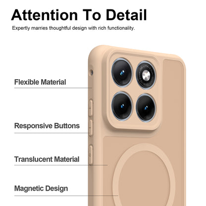 Coque MagSafe pour Motorola Edge 70 Fusion, Techsuit, HaloFrost II, Dorée