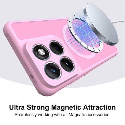 MagSafe-hoes voor Motorola Edge 70 Fusion, Techsuit, HaloFrost II, Roze