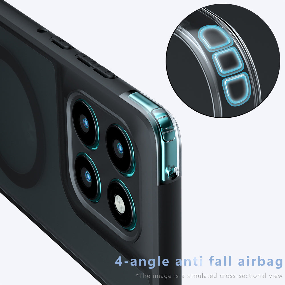 MagSafe-hoes voor Motorola Edge 70 Max, Techsuit, PureFrost, Zwart Satijn