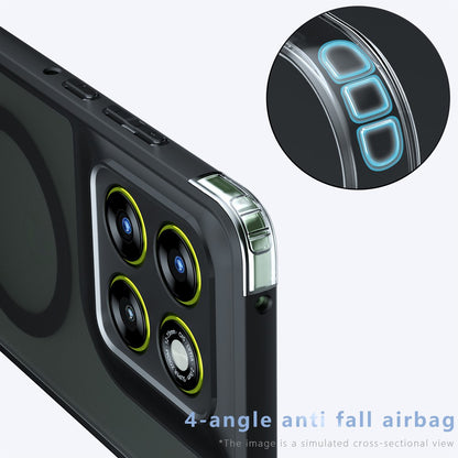 MagSafe-hoes voor Motorola Edge 70 Pro, Techsuit, PureFrost, Zwart Satijn