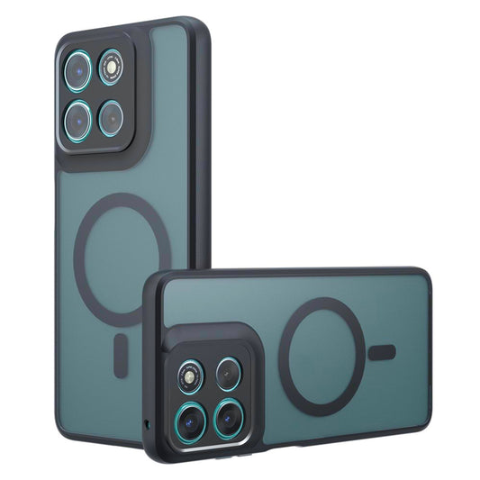 MagSafe hoes voor Motorola Moto G67 Power / G57 Power, Techsuit, PureFrost, Satijnzwart