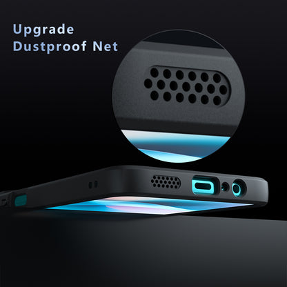 Étui MagSafe pour Motorola Moto G77 / G67, Techsuit, PureFrost, Noir Satiné